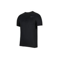 Nike Dri-Fit vienspalviais laisvalaikio marškinėliais trumpomis rankovėmis vyrams Juoda Tamsiai pilka CZ6465-011 S