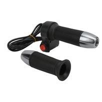 1 poros komplektas 12V‑99V Elektrinio dviračio droselio rankena Patvari elektrinio dviračio droselio rankena black