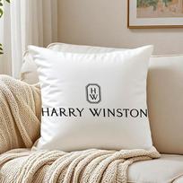 Prabangus prekės ženklas HHarry WWinston Pagalvės užvalkalas Antialerginis dulkių erkutėms Svetainės Sofos Dekoracija Pagalvė Kambarys 30X30cm white