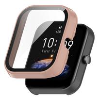 Skirta Amazfit Bip 3 Bip3 Pro Ekrano apsauginis dėklas Dangtelis Išmaniojo laikrodžio Apsauginis dangtelis Buferis Rėmelis Dėklas Capa For Amazfit Bip 3 black