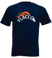 Joe Flacco Denver Broncos Logo T-Shirt XXXL black