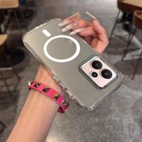 Case for realme 15 5G,15 Pro 5G Minimal Semi-Transparent Magnetic Casing Raised Electroplated Lens Bezel Anti-Slip Drop Resistant Protective Shell realme 15 5G beige