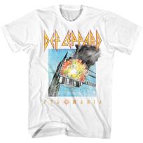 Def Leppard Pyromania Album Cover Men T Shirt Rock Music Band Merch XXXL gray