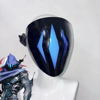 Žaidimas Valorant Omen Cosplay Kaukė Ghost Pilnas Veidas Mėlynos Fluorescencinės Šviečiančios LED Kaukės Helovino Šventės Kostiumas Suaugusiųjų Vaidmenų Žaidimo Rekvizitas mėlyna