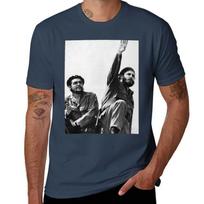Che ir Fidel marškinėliai Kasdieniam dėvėjimui Spausdinti marškinėliai L black