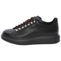Alexander McQueen Oversized Sneaker With Hook Eyelets 'Black' 604248WHRWA1000 40 black