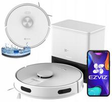 Grindų valymo robotas EZVIZ RE4C Plus, 4000PA, su baze, valdymas mobiliąja programėle