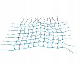Laipiojimo tinklas vaikams, 200x300 cm, mėlynas