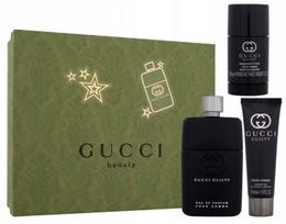 Vyrų parfumuoto vandens rinkinys Gucci GUILTY POUR HOMME EDP 90 ml, stick 75 ml, SG 50 ml