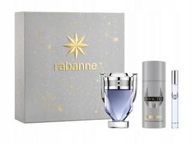 Kvapų rinkinys Paco Rabanne Invictus 50ml + 150ml + 10ml EDT vyrams