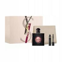 Moteriškas Yves Saint Laurent Black Opium 50 ml EDP, blakstienų tušas ir kosmetinė rinkinys