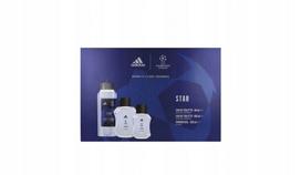Kvapų rinkinys Adidas UEFA CHAMPIONS LEAGUE STAR EDT 100 ml + 50 ml + dušo gelis 250 ml