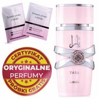 Moteriški kvepalai Lattafa Yara ORIGINAL 100ml su mėginiais ir sertifikatu