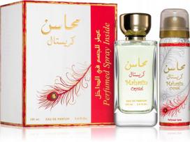 Aromatiniai kvepalai Lattafa Mahasin Crystal 100 ml dovanų dėžutėje