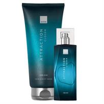 Vyrų parfumuotas vanduo AVON ATTRACTION CLOSER 75 ml ir gelis 200 ml