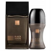 Kosmetikos rinkinys AVON BLACK SUEDE TOUCH: vanduo ir rutulinis dezodorantas