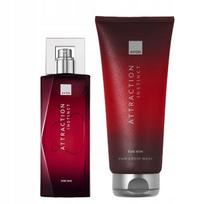 Rinkinys vyrams AVON Attraction INSTINCT: tualetinis vanduo 75 ml ir gelis 200 ml