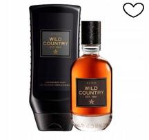 Vyrų kosmetikos rinkinys Avon Wild Country parfumas ir dušo gelis