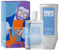 Dovanų rinkinys AVON INDIVIDUAL BLUE Him tualetinis vanduo ir dušo gelis