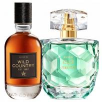 Rinkinys: AVON moteriškas vanduo Eve Truth 50 ml ir vyriškas vanduo Wild Country 75 ml