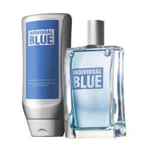 Vyrų kosmetikos rinkinys Avon Individual Blue, kvepalai ir dušo gelis