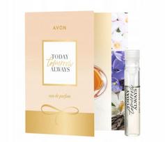EDP mėginio lapelis AVON TTA Today Tomorrow Always