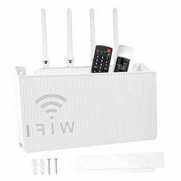 WiFi maršrutizatoriaus laikiklis, baltas plastikas, plienas