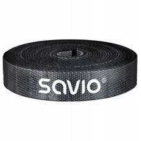 Kabelių tvarkyklė Velcro perforuota juosta 3m SAVIO OC-05