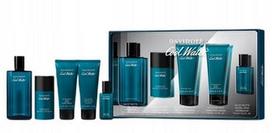 Vyrų rinkinys Davidoff Cool Water EDT 125 ml + EDT 15 ml + dušo gelis 75 ml + balzamas 75 ml + dezodorantas 75 ml