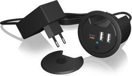 Icybox ICY BOX IB-HUB1407 In-Desk 3-Port HUB
