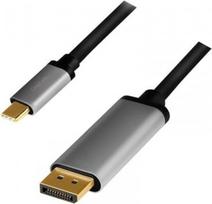 Logilink USB-C to DP cable, 4K 60Hz, alu, 1.8m