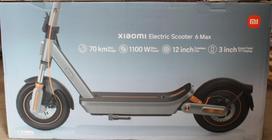 Xiaomi Electric Scooter 6 Max GL | Xiaomi 24 month(s) | DAMAGED PACKAGING, PAINT AND BODY (NEAR SCREEN). MISSING INNER PACKAGING. ITEM IS SCRATCHED, DIRTY