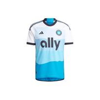 adidas Charlotte FC 24/25 Home Authentic Jersey Sharp Blue/White Men Streetwear HZ6175 XXL white