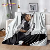 3D Popular Singer Ariana Grande Cat Ari Soft Plush Blanket,Flannel Blanket Throw Blanket for Living Room Bedroom Bed Sofa Picnic 75x90cm