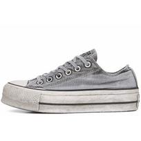 Chuck Taylor All Star Wmns Converse Lift Platform Low 'Smoked Canvas - Grey' Women's 563112C 42.5 gray