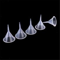 5 VNT Aliejaus Skysčio Plastikinis Piltuvėlis Butelių Pildymo Plastikinis Difuzorius Skaidrus Mažas Kvepalų 5 PCS balta