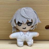 9cm Anime DEATH NOTE Yagami Light Amane Misa Cosplay Anime Plush Pendant Keyrings Accessories Key Chains Gifts Pouch Decor 9cm gray