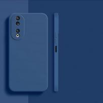 For Honor 90 Case For Honor 90 Cover Funda Luxury Soft TPU Shockproof Liquid Silicone Protective Phone Back Cover For Honor 90 Honor 90 mėlyna