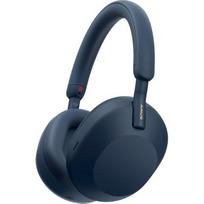 Sony WH-1000XM5 on-ear headphones blue