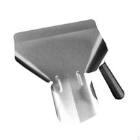 French Fry Ladle Stainless Steel Fries Commercial Bagger for Restaurants, Vendors, Single-handle French gray