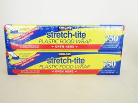 KIRKLAND 231m Kirkland Signature Maistinė plėvelė 231m x 2 ritinėliai STRETCH-tite yellow