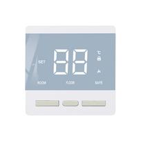 AC200-240V Grindinio šildymo kambario temperatūros reguliatorius MAKS. 25A 4500W apkrova Skaitmeninis termostatas su 3 m zondo jutikliu balta