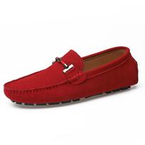 High Quality Men Summer Shoes Luxury Brand Loafers Men Shoes Casual Suede Slip on Breathable Comfortable Nubuck Moccasins Shoes 38