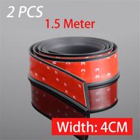 2Pcs Black 40mm Car Wheel Fender Flares Edge Cover Moulding Trim Protector 1.5M