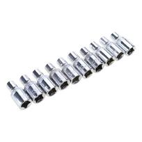 Essential Metric Short Socket Spanner Set 1/4Inch Drive 6 Point 4mm-14mm Wrench Accessory for Mechanical Household Tasks 4.5mm white
