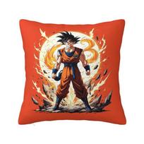 Individualizuotos prabangios DBZ Dragon Ball Goku pagalvės užvalkalai 45x45cm Minkštas animacinis pagalvės užvalkalas sofai, automobiliui, kvadratinis pagalvės užvalkalas 30cmx30cm