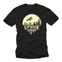 2026 Stranger Fan T-Shirt - Upside Down Things - Mens Womens Nerd Shirt Funny Gifts Oversized High Quality Tops S beige