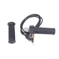 Electric Bike Handlebars Twist Accelerators Speed Control Handle Replacement Electric Bike Twist Throttle Grip Enduring 2 Keys black