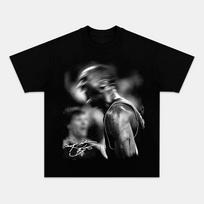 KOBE 2 Unisexs Heavyweight 200gsm 100 Cotton Tribute Graphic TShirt  Black Casual Round Neck Short Sleeve Tee S gray