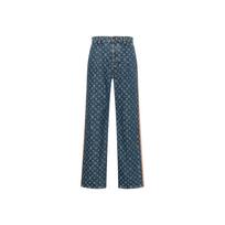 LOUIS VUITTON SS25 Džinsai Laisvalaikio leidimas Vyriški Mėlyni 1AGIV1 30 mėlyna